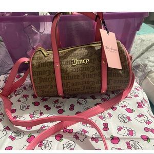 Chestnut chino juicy couture barrel bag